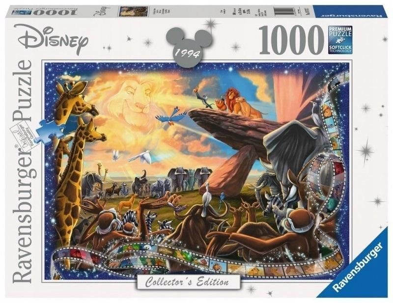 Puzzle 1000 Walt Disney - Król Lew, Ravensburger