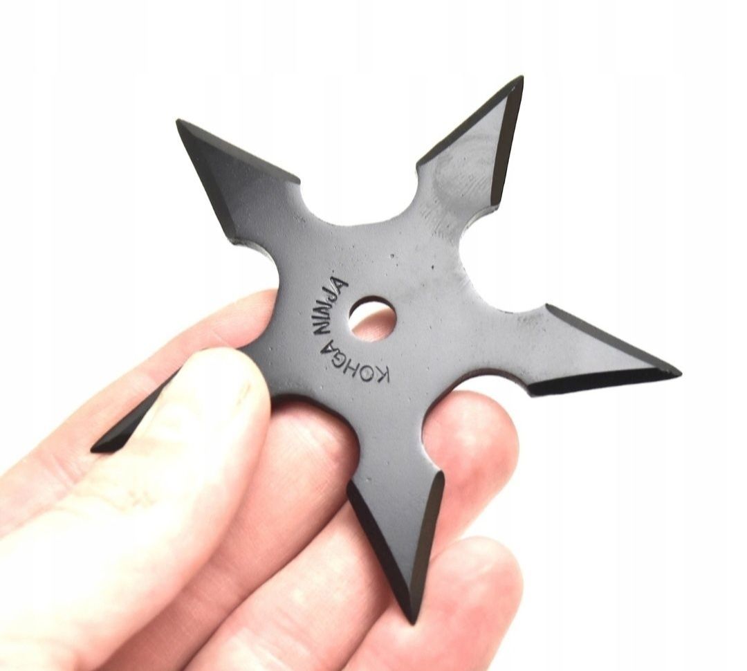 Rzutka Gwiazdka Shuriken 5 Ostrzy Ninja Black