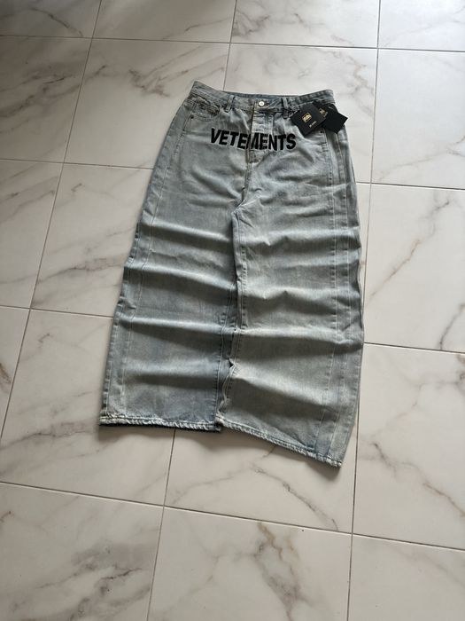 Широкие джинсы ветементс baggy jeans vetements drip sk8 y2k ветмо
