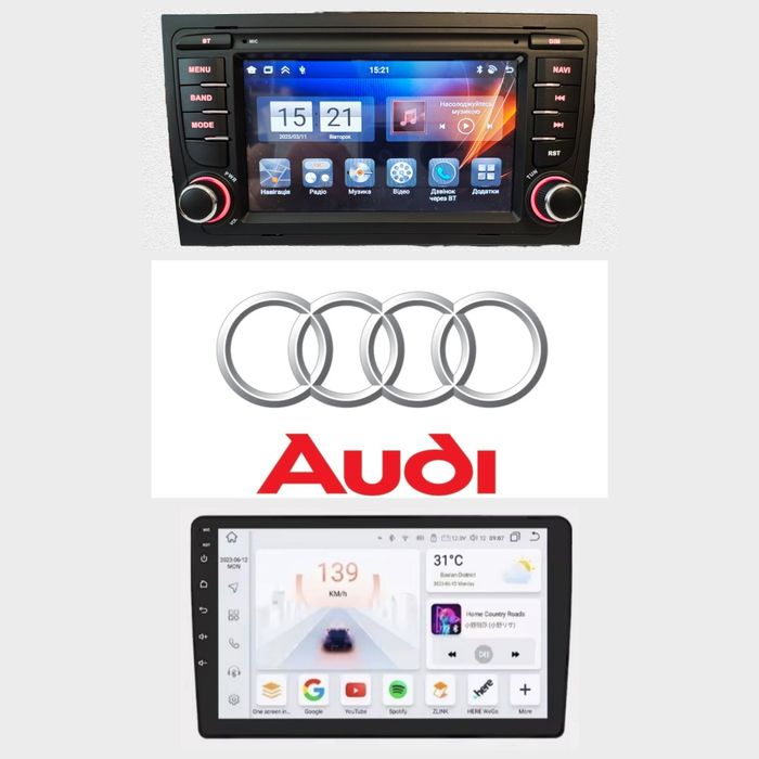 ‼️ Audi A3 A4 B6 B7 RS4 S4 ‼️ Android магнітола, Carplay, DSP, 4G LTE