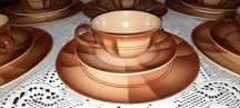 Zestaw ceramiczny Bolesławiec Bunzlau 18 elementów