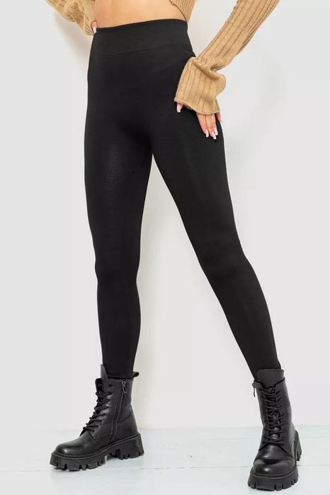 ‼️ФЛІС‼️ Лосіни утеплені зимові безшовні. Легінси жіночі НЕ рубчик