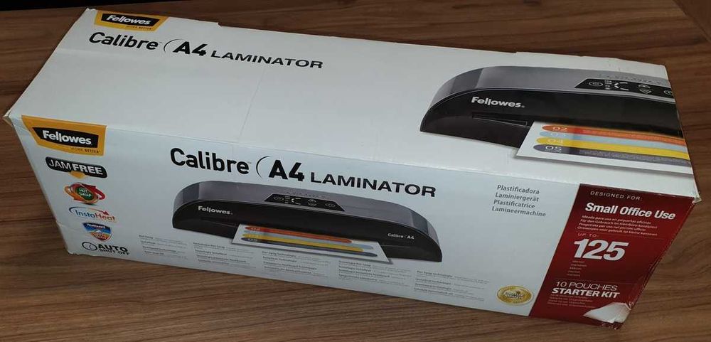 Fellowes Calibre A4 Laminator do laminowania + folia gratis