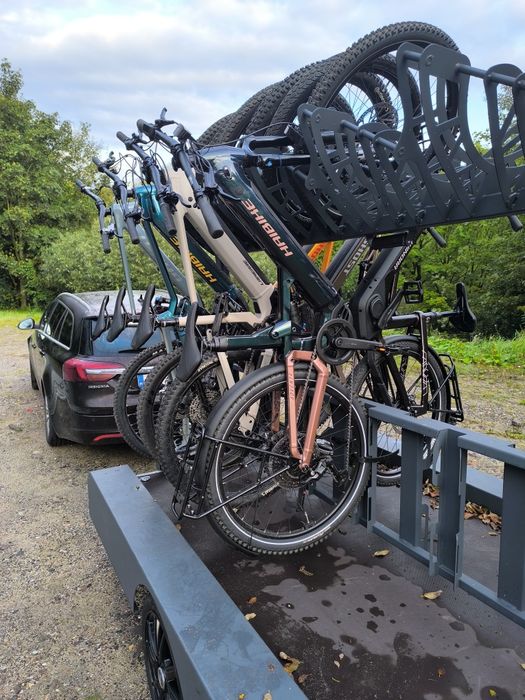 Przyczepa do przewozu rowerów - 12 rowerów
