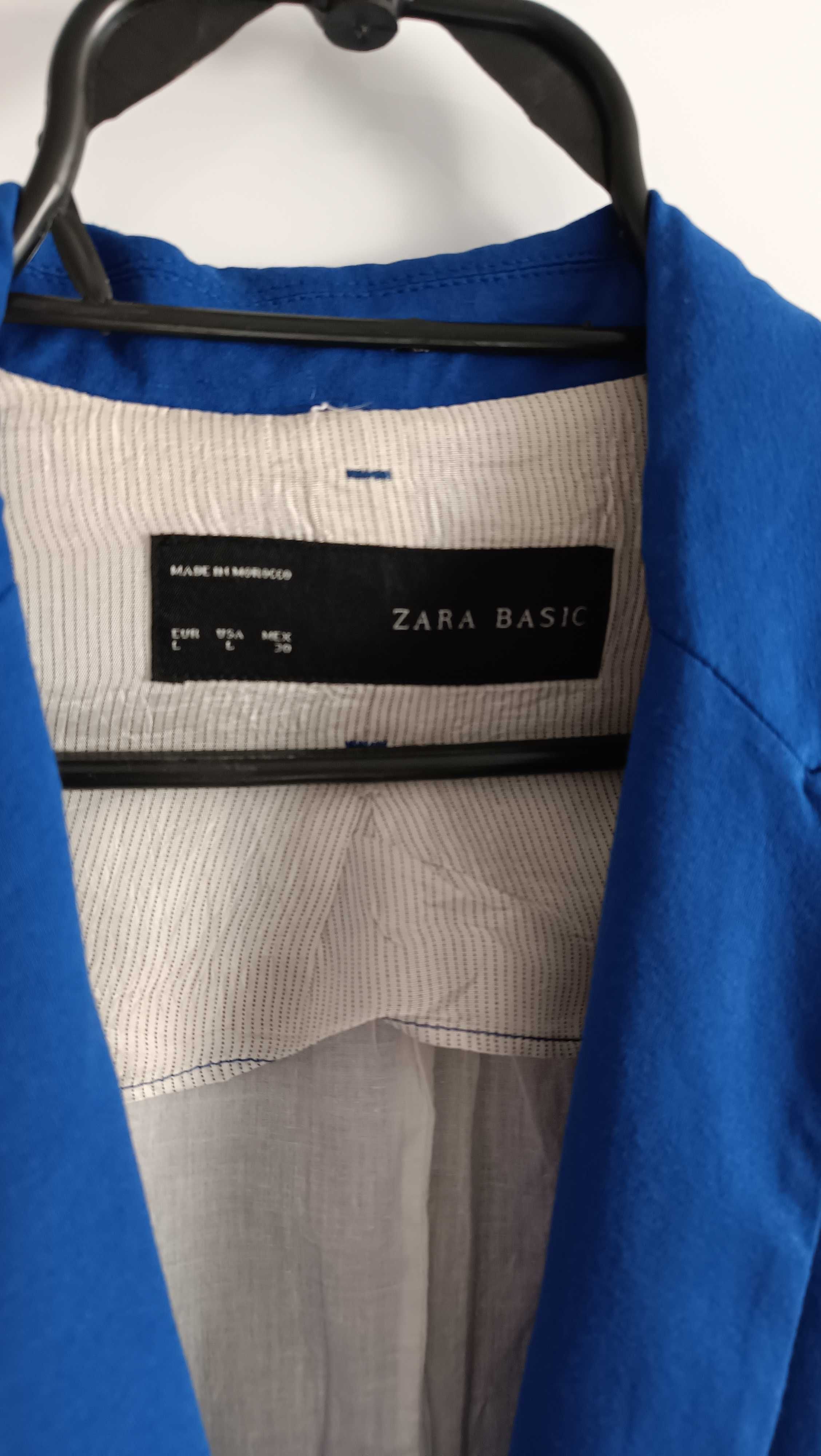 Kobaltowa marynarka ZARA L