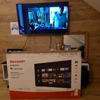 Sprzedam Sharp tv 49" 4k smart tv gwarancja 2 lata