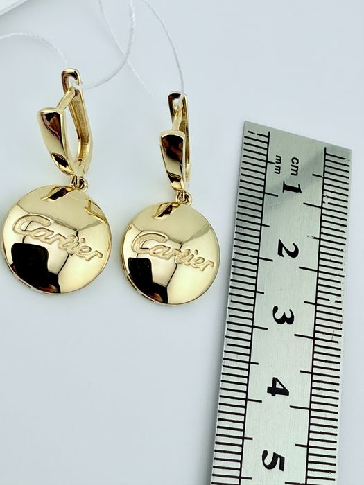 Золоті сережки нові