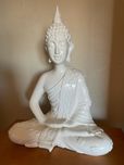Buda pocelana branco