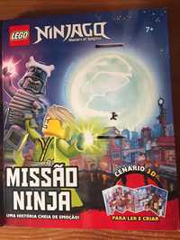 Livro Lego Ninjago de capa dura