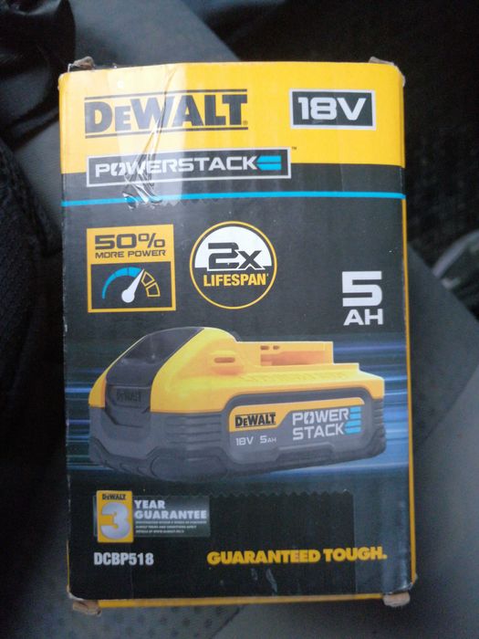 Bateria akumulator dewalt 18v 5ah