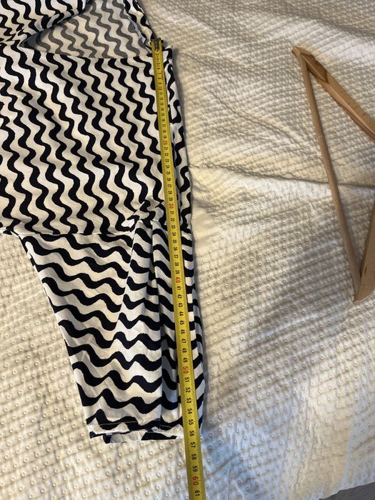 Sukienka bawelniana Carry xl bialo czarna