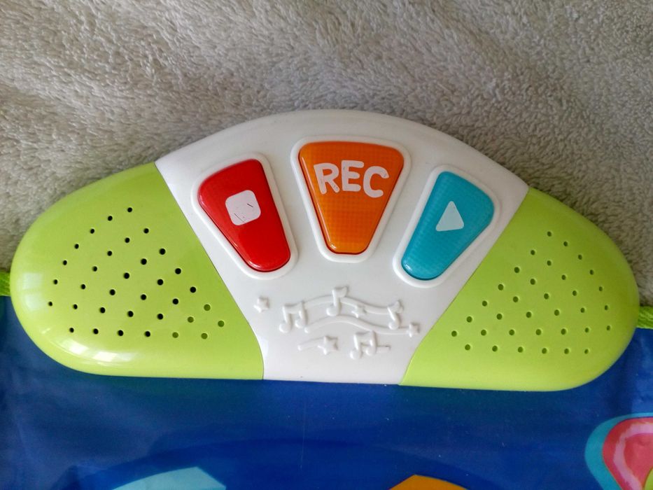 Mata muzyczna taneczna do tańca Smily Play nagrywająca pianinko