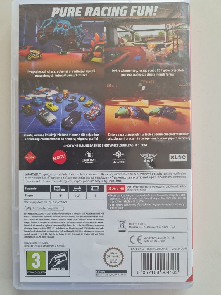 Hot Wheels Unleashed Nintendo Switch