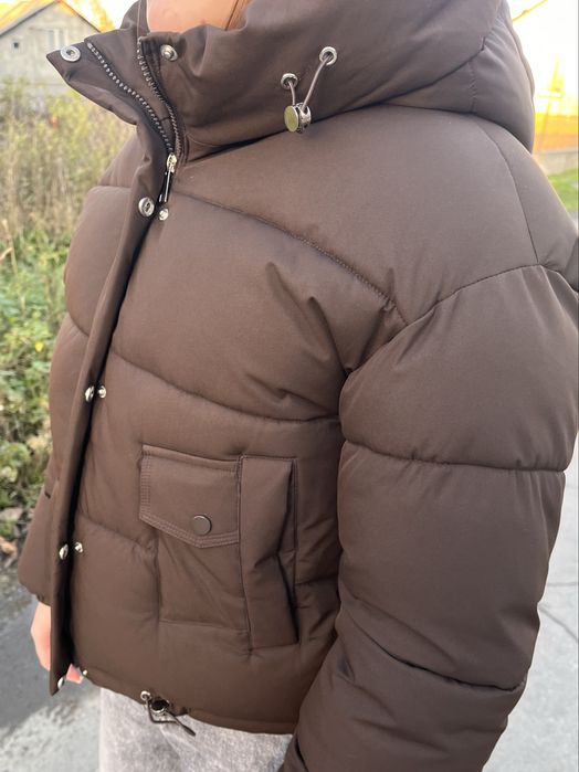 Зимова куртка, шоколадна