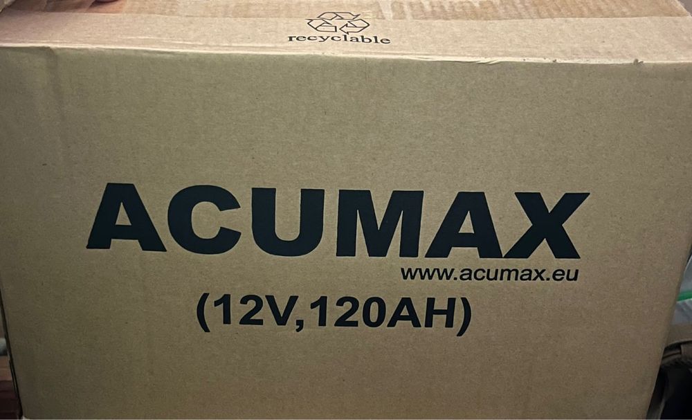 Акумулятор AGM Acumax AML 120 - 12 (120Ah, 12V)