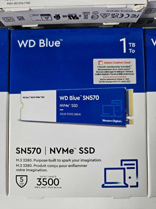 Продам SSD-накопичувач WD Blue SN570 1TB M.2 NVMe