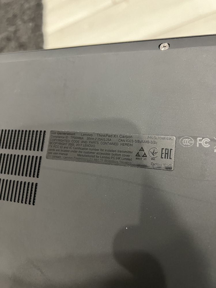 Ноутбук Lenovo thinkpad x1 carbon i5 8ram ssd 256
