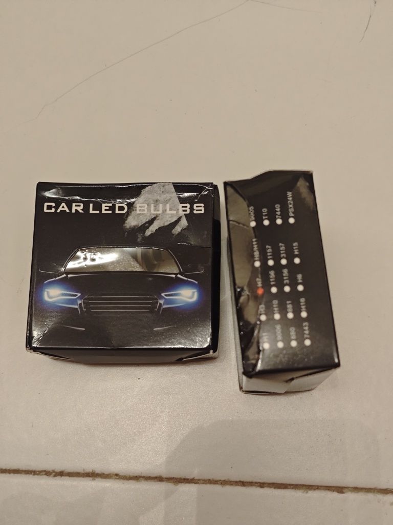 Car led bulbs 2 caixas