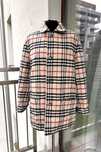 Kurtka Burberry London dwustronna krata wełniana r. M