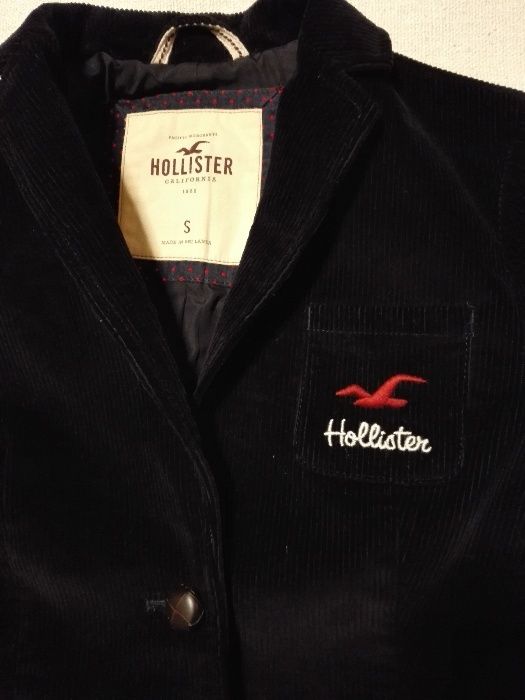 Вельветовый пиджак американской молодежной фирмы HOLLISTER