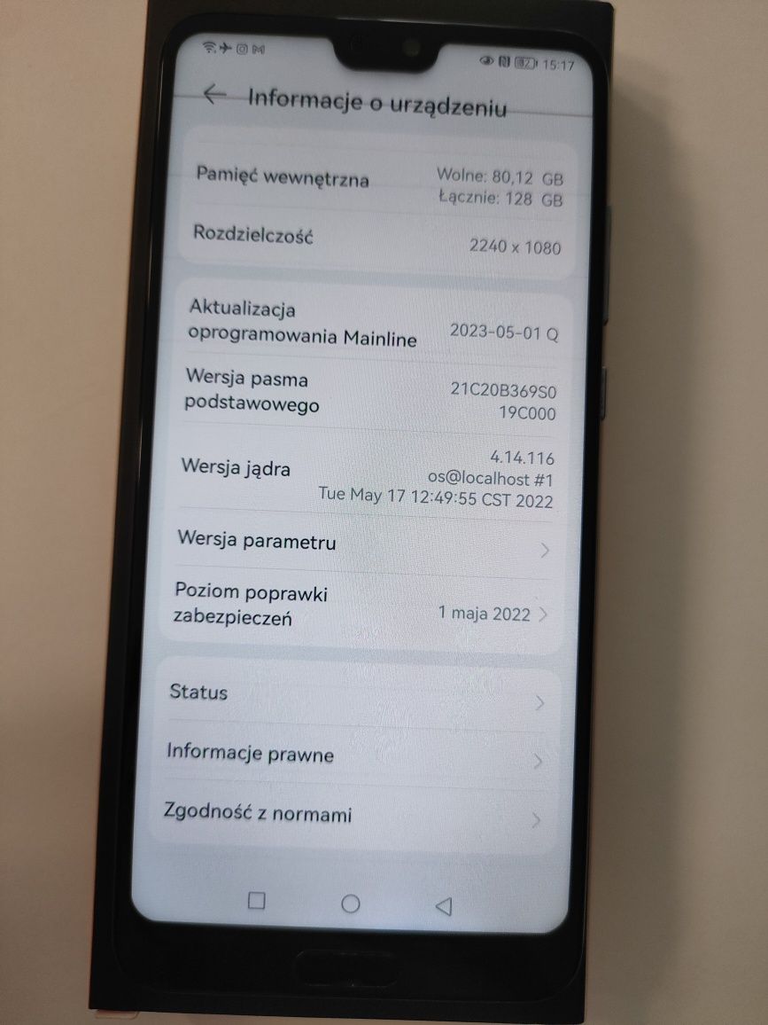 Huawei P20 Pro części, płyta główna, aparat, taśma