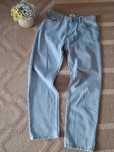 Niebieskie baggy jeansy