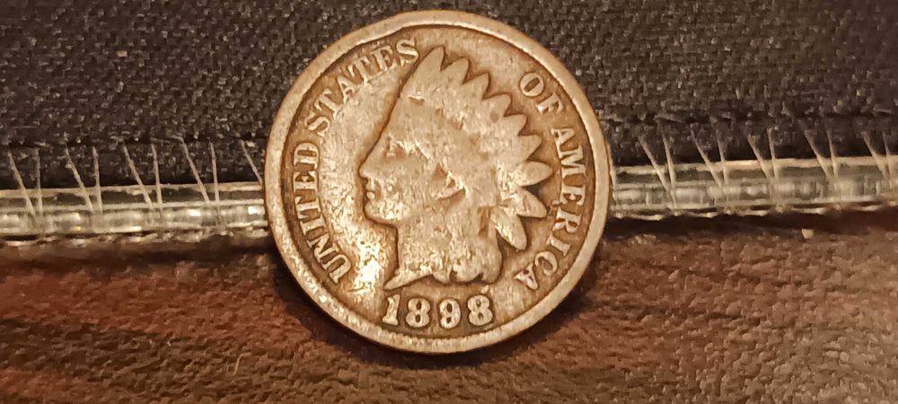 USA 1 Cent,Brąz 1898r. Cent z Głową Indianina