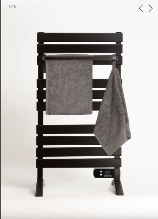 Barra de toalha elétrica para piso ou parede 500W