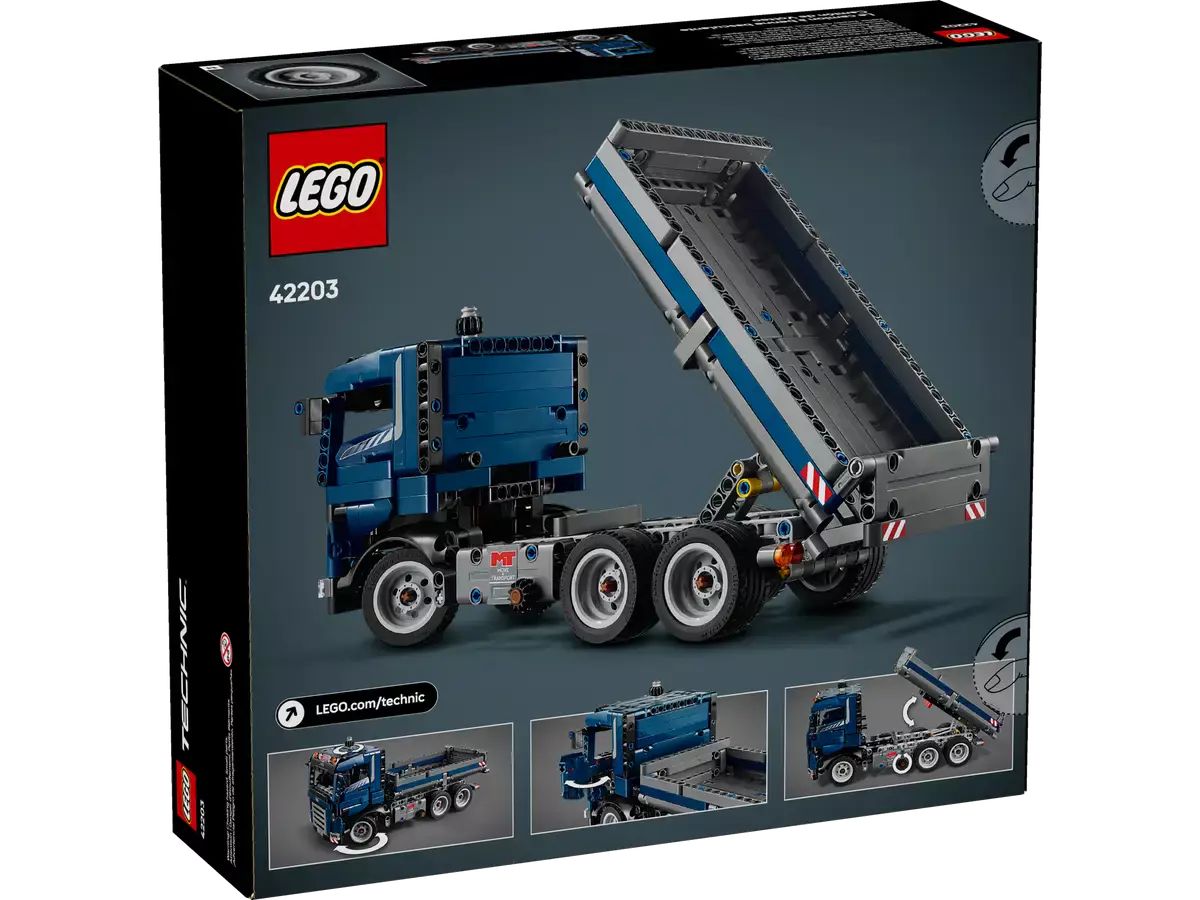 LEGO Technic Wywrotka z przechylaną skrzynią 42203