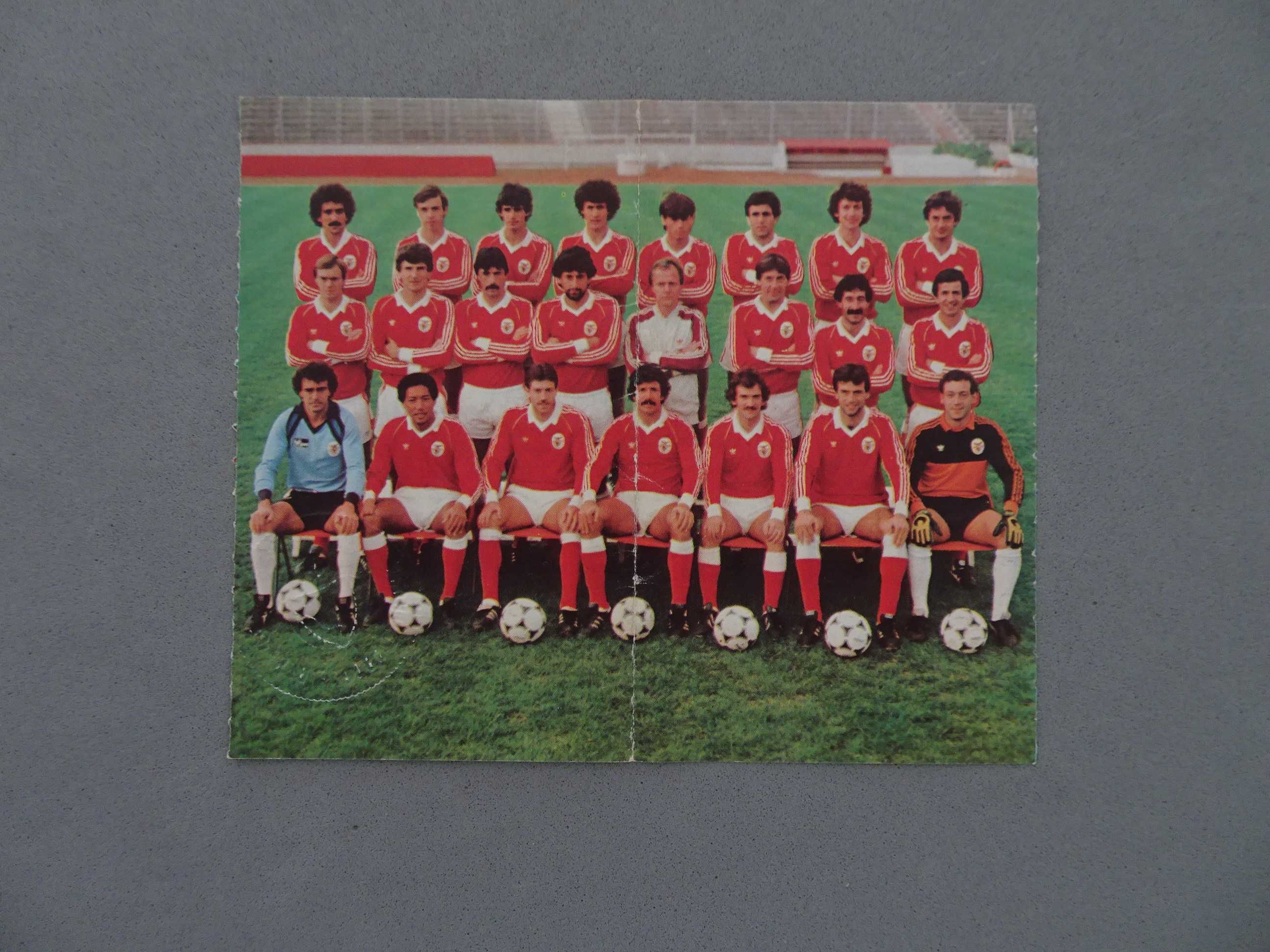 Bilhete futebol Benfica Craiova Taça UEFA 1983