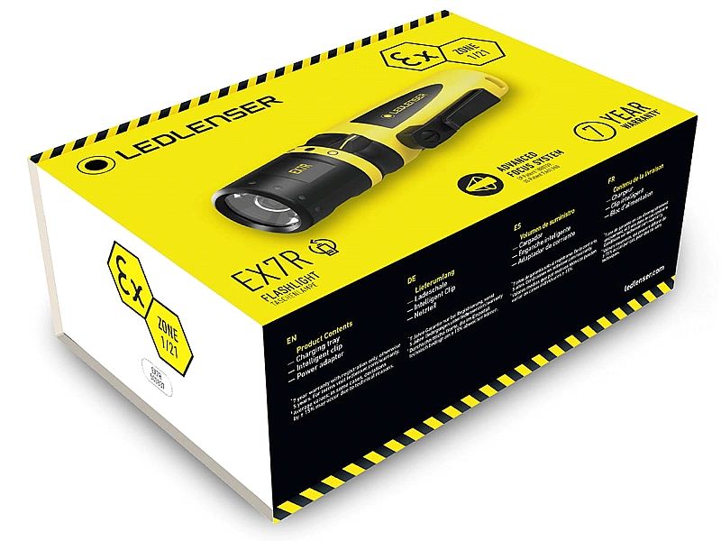 Latarka LEDLENSER EX7R yellow box
