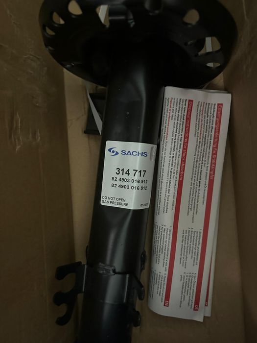 Амортизаторы Sachs 314717,передняя подвеска.
