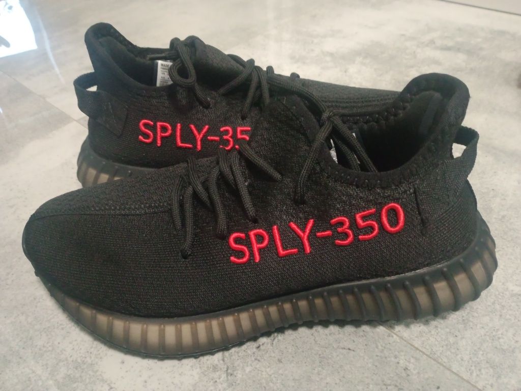 Buty adidas Yeezy Boost 350 Black red roz 42