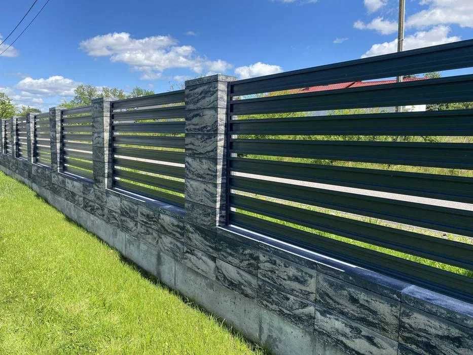 Panel ogrodzeniowy siatka podmurówka pustak ogrodzeniowy ceownik