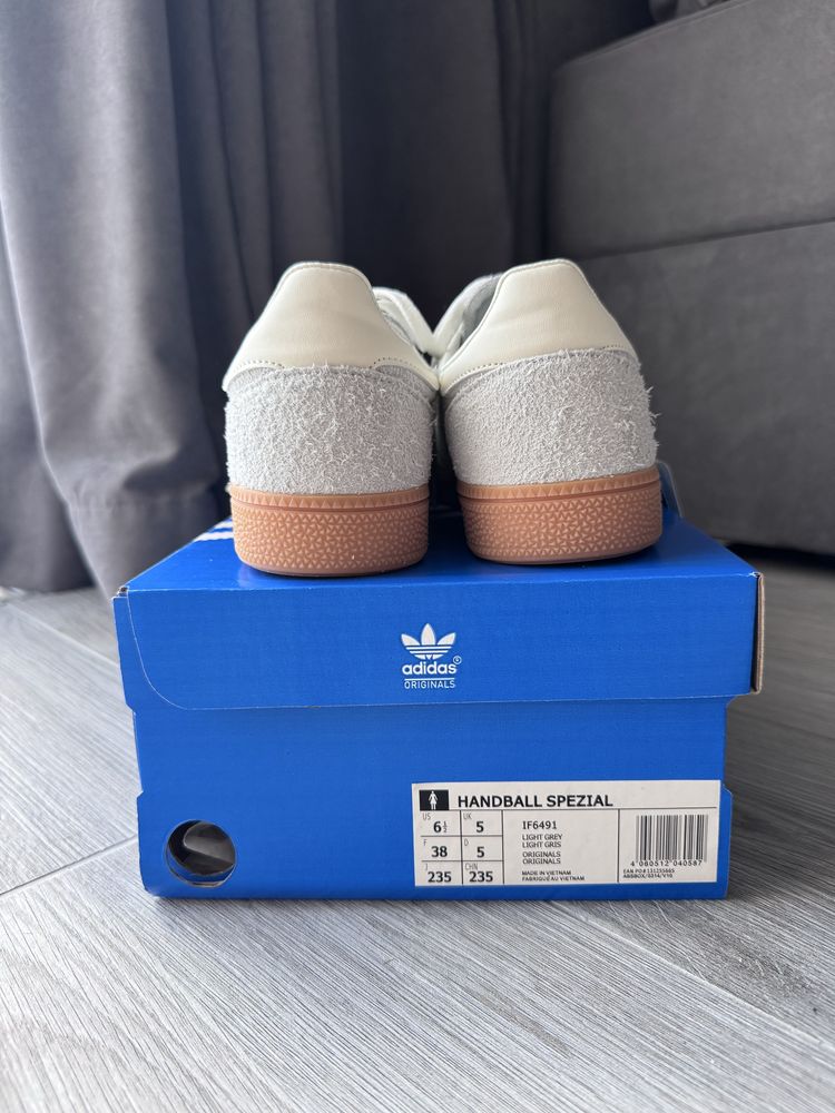 Оригинальные Adidas Handball Spezial Wonder Silver Gum (in box)