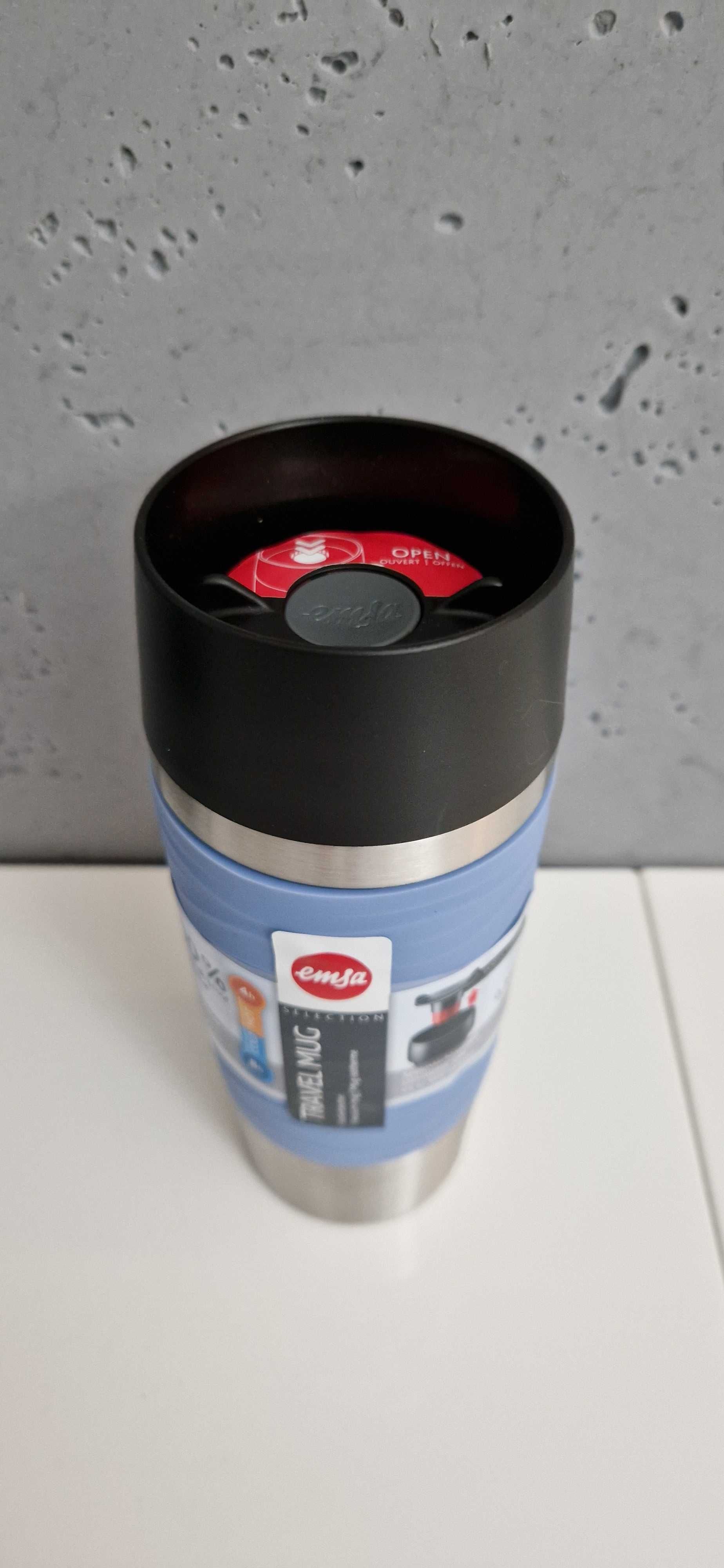 Kubek termiczny 0,36l niebieski Emsa