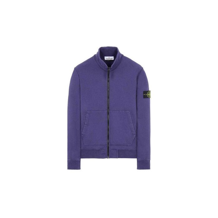 Світшот STONE ISLAND 64351 Classic Zip Sweatshirt Ink Blue SI0176-IBL