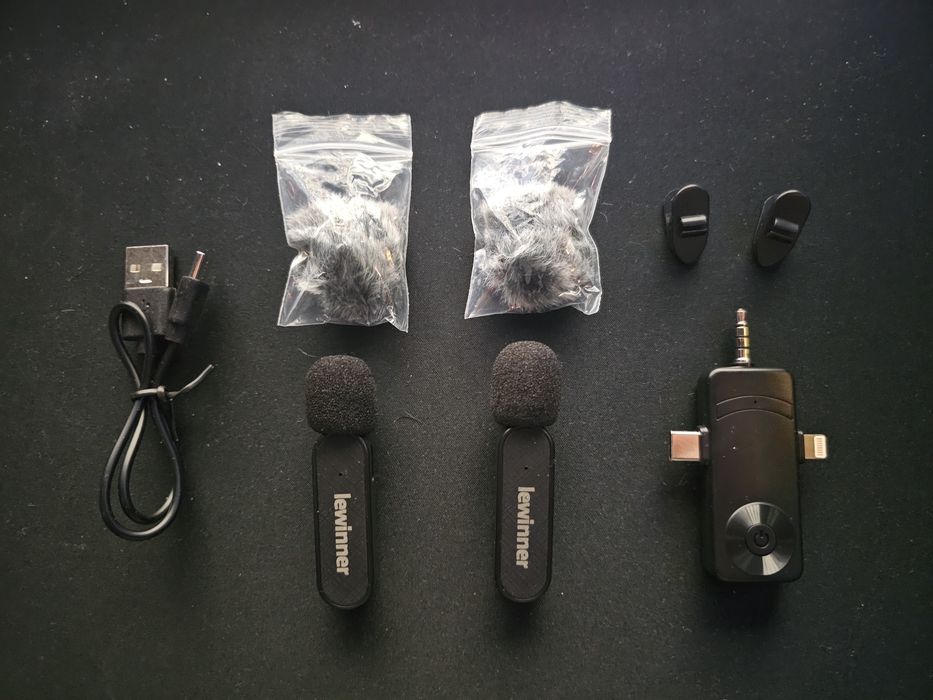 Microfone wireless com Cancelamento de ruído