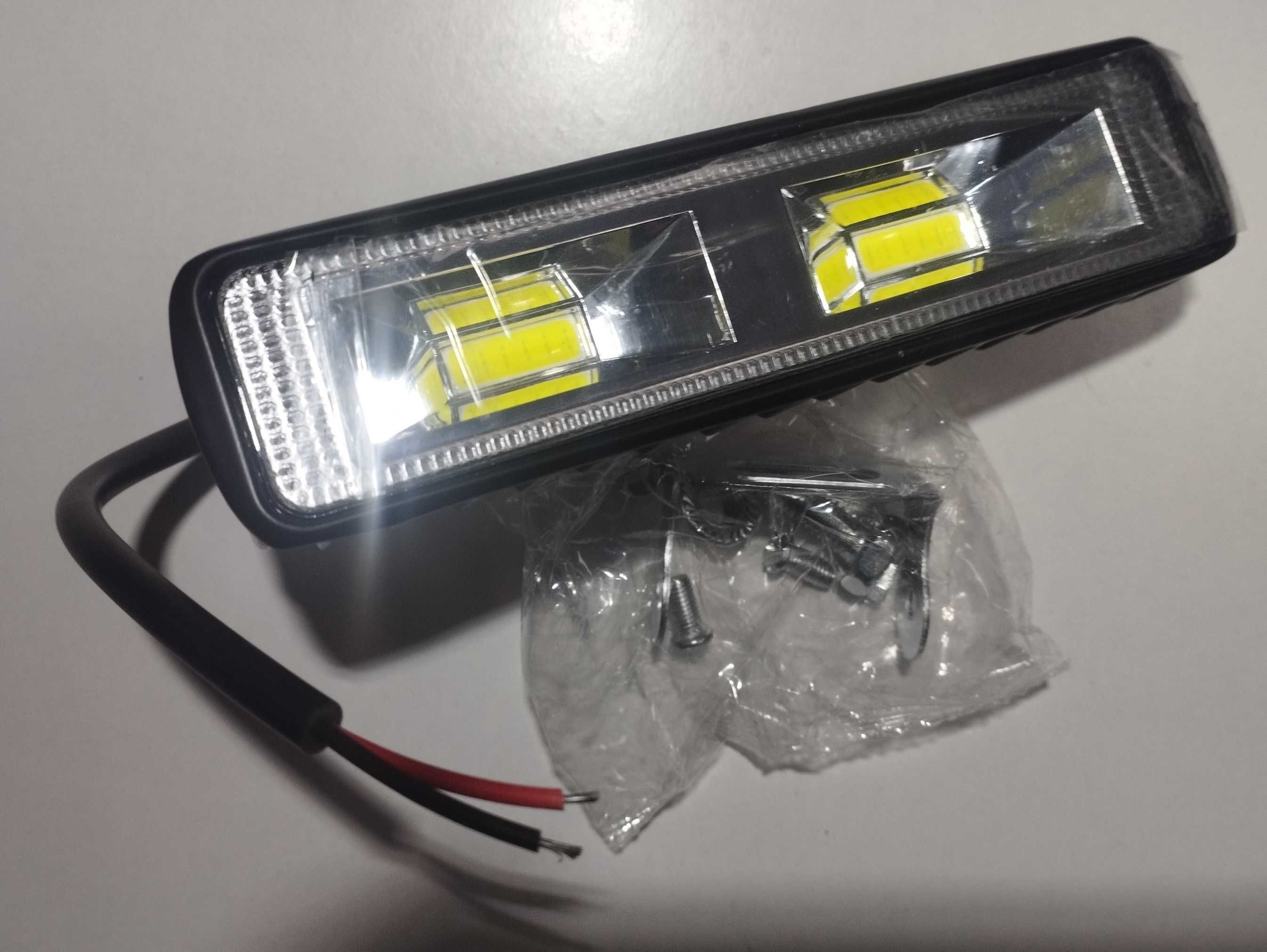 Pequeno foco led para veículos, 48w 6000k