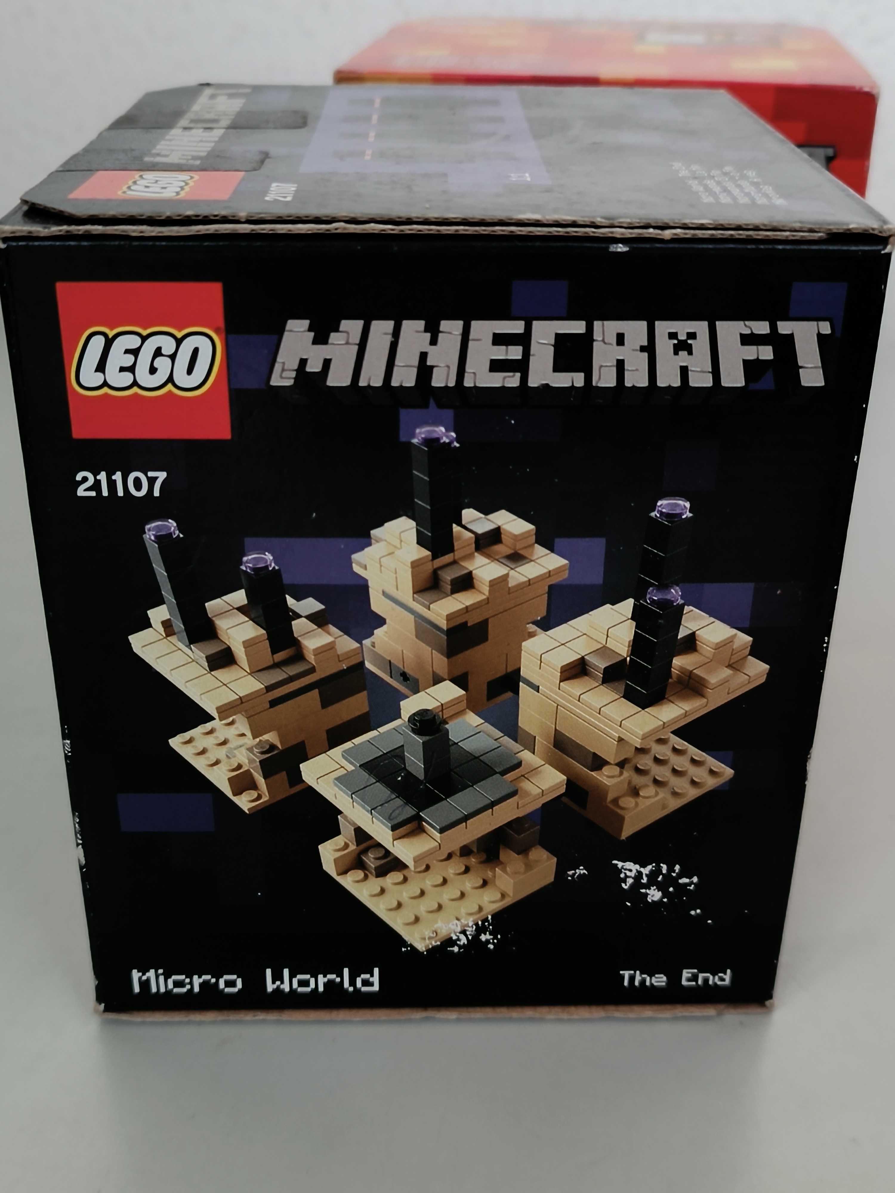 Sets Lego Minecraft 21105, 21106, 21107