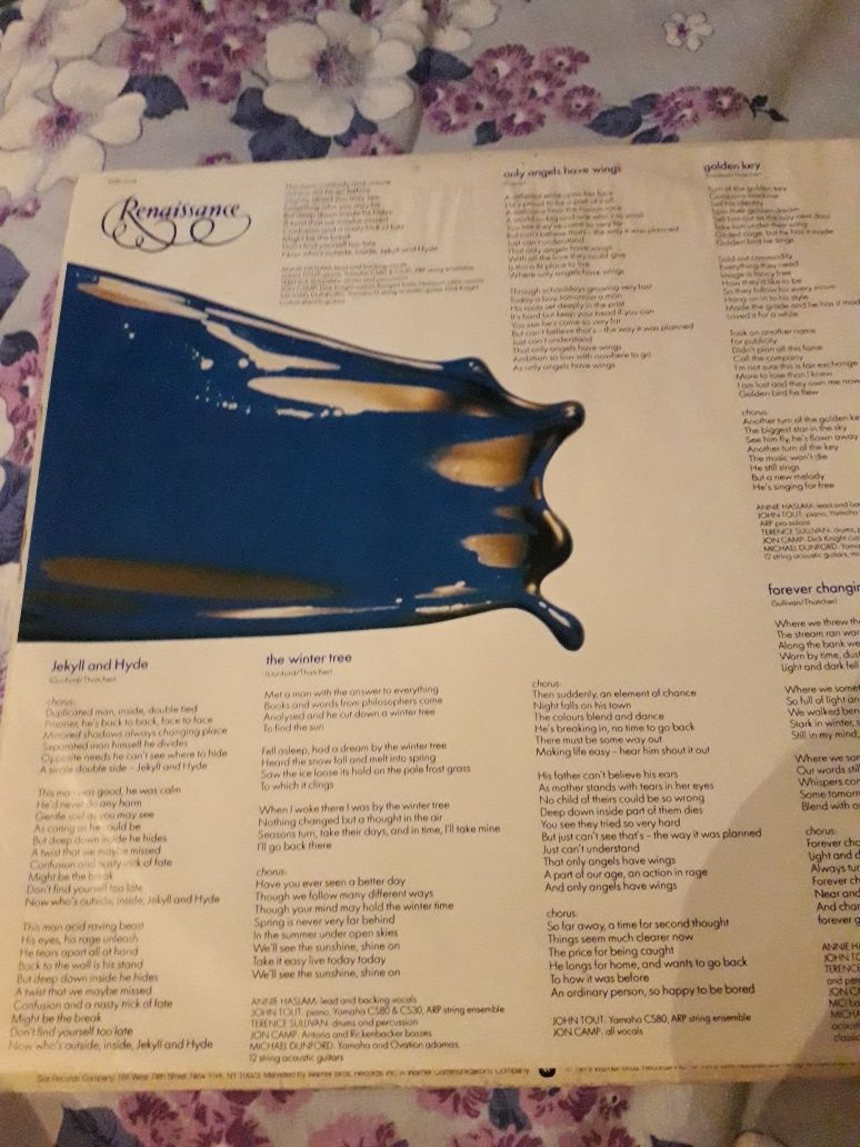RENAISSANCE- azure d'or. progresywny rock 1978 .kolekcja własna. .
