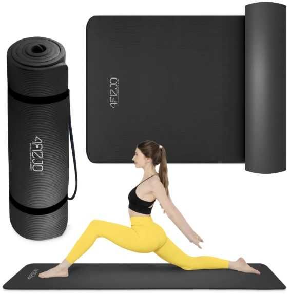 Mata do ćwiczeń 180×60 NBR 4FIZJO Jogi Pilates Aerobiku Cardio 1cm