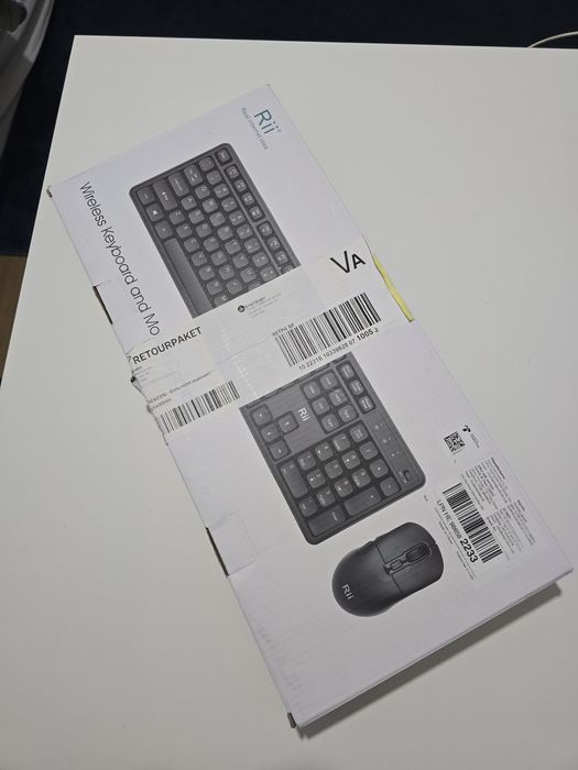 Teclado + Rato Sem Fios Rii - Conjunto Completo