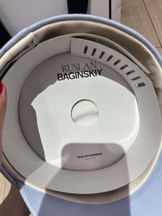 Ruslan baginskiy лляна кепка блакитна нова з біркою L