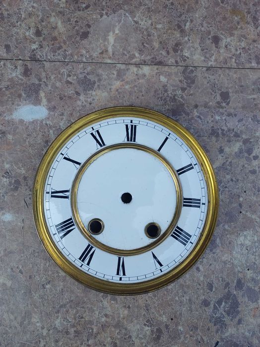 T112 Tarcza starego zegara ściennego 14,5cm 45/33