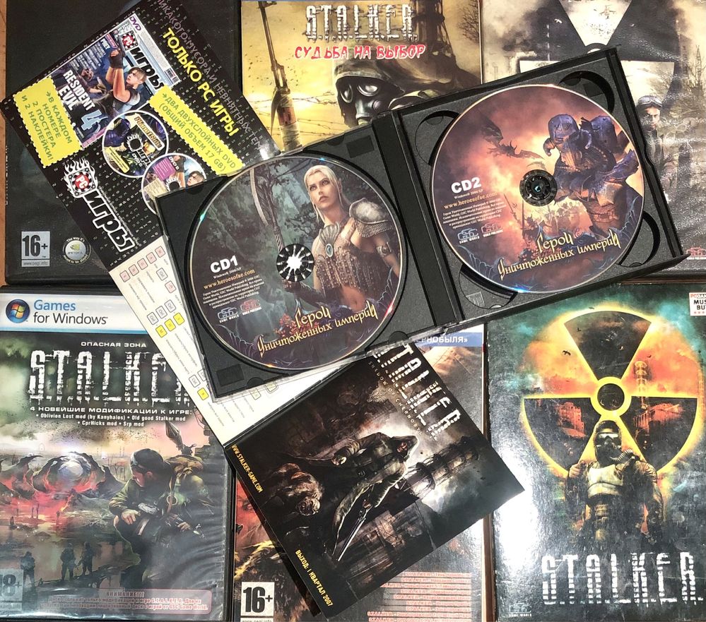 Ігри GSC: Stalker, Cossacks та Героі знищенних імперій