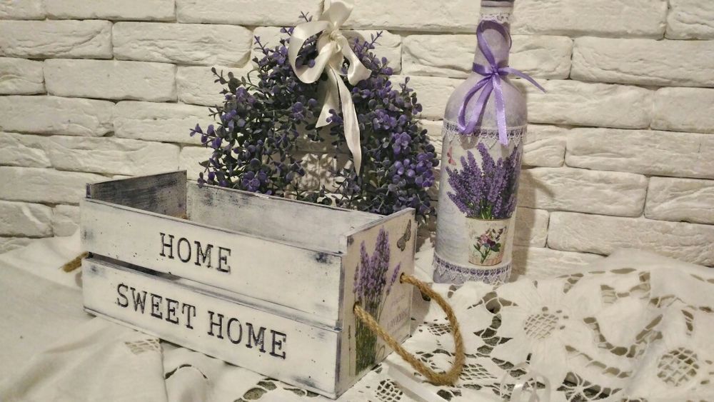 Короб для специй, декоративный ящик, декоративная бутылка, баночки