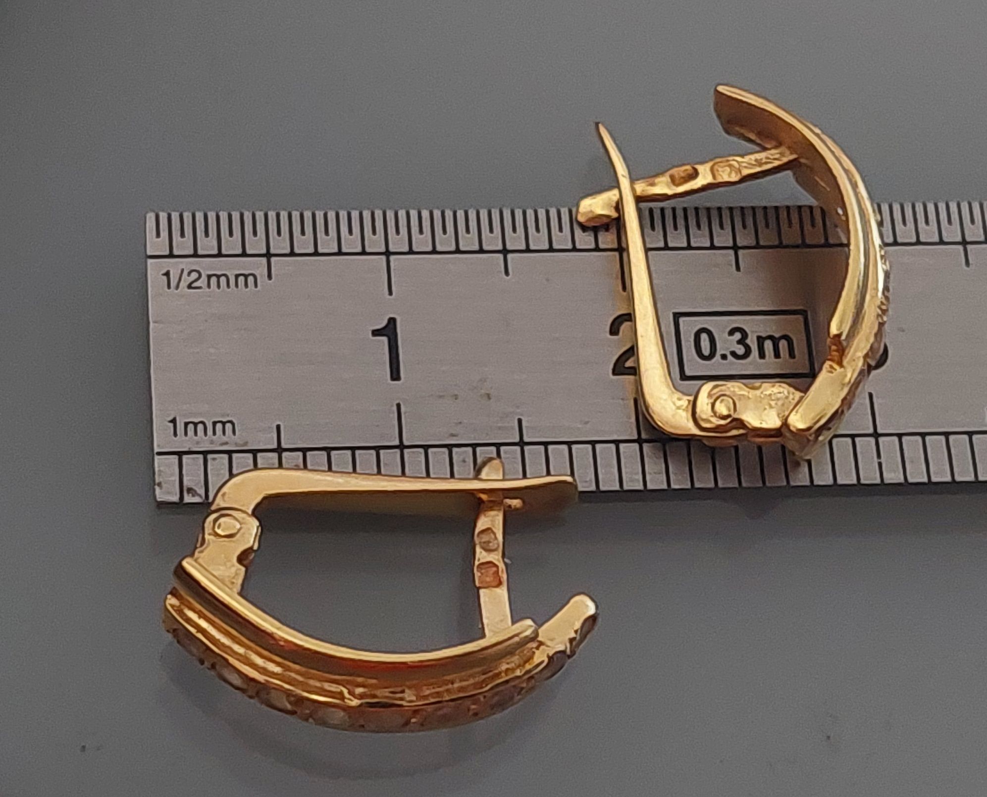 Brincos de ouro portugues 19,2ct