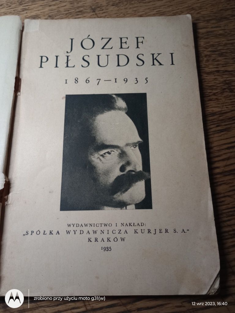 Józef Piłsudski. 1867 - 1935. 1935rw.