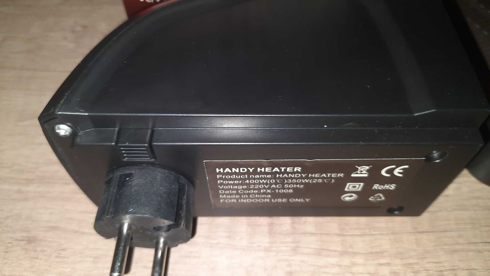 Тепловентилятор с терморегулятором и таймером 400 W Handy Heater